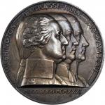 1931 Capitulation De York Town Medal. Silver. 67.5 mm. 138.8 grams. Baker K-454, var. About Uncircul