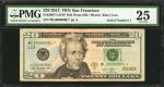 Fr. 2097-LSOI*. 2013 $20 Federal Reserve Star Note. San Francisco. PMG Very Fine 25. Serial Number 1