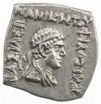INDO-GREEK: Philoxenus, ca. 100-95 BC, AR square drachm (2.44g), Bop-4E, king s bust, diademed // ki
