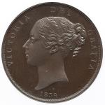 GREAT BRITAIN Victoria ヴィクトリア(1837~1901) Penny 1839 NGC-PF65BN Proof UNC~FDC 