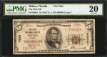 Milton, Florida. $5 1929 Ty. 1. Fr. 1800-1. The First NB. Charter #7034. PMG Very Fine 20.