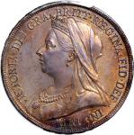 1893年英国维多利亚银币壹圆，香港俗称褛巾或老女人，英国本土包桨 PCGS UNC Detail，有清洗