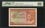 MALI. Banque de la Republique du Mali. 100 Francs, 1960-67. P-7. PMG Gem Uncirculated 66 EPQ.