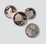 中华人民共和国纪念银币一组七枚