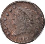 1812 Classic Head Cent. S-289. Rarity-1. Large Date. VF Details--Environmental Damage (PCGS).