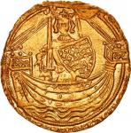 GREAT BRITAIN, London, England, gold noble, Edward III, no date (1327-77).