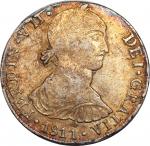 1811年秘鲁8雷亚尔银币，VF