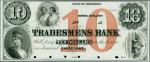Eagle Lake, Wisconsin. Tradesmens Bank. ND (18__). $10. PCGS Gem New 66 PPQ. Proof.