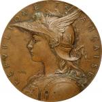 FRANCE. "Pro Patria" Bronze Medal, ND (ca. 1910). ALMOST UNCIRCULATED.
