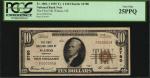 Wahoo, Nebraska. $10 1929 Ty. 1. Fr. 1801-1. The First NB. Charter #2780. PCGS Currency Very Fine 25
