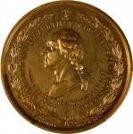 1876 First in War - Magna Est Veritas Medal. By Robert Laubenheimer. Musante GW-861, Baker-292C. Bra