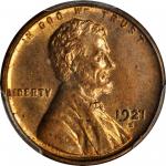 1921-S Lincoln Cent. MS-64 RD (PCGS).