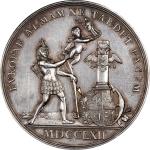 1762 Peace of Europe Medal. Betts-442. Silver, 45 mm. MS-61 (PCGS).
