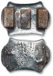 周宝铨号肆月纹银，公估童看讫牌坊锭一枚，重量约166.24克，保存完好。