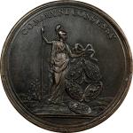 1783 Peace of Versailles "Libertas Americana" Medal. As Betts-608. Joined Copper Shells. About Uncir