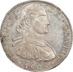 MEXICO. 8 Reales, 1808-Mo TH. Mexico City Mint. Ferdinand VII. NGC MS-61.