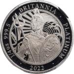 2022 Britannia 1/4oz Platinum 25 Pounds. Commemorative Series. Queen Elizabeth II. Trial of the Pyx 