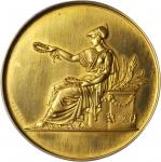 FRANCE. Arctic Exploration De La Rochette Gold Prize Medal, 1880. Paris Mint. PCGS SP-63 Gold Shield