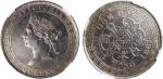 1867年香港1元，NGC UNC Details 有清洗