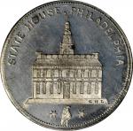 1776 (ca. 1860s) Sages Historical Tokens -- No. 6, State House, Philadelphia. Restrike. Bowers-6b. D