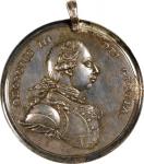 Undated (1776-1814) George III Indian Peace Medal. Struck Solid Silver. Middle Size. Adams-8.2. Abou
