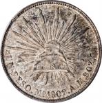 MEXICO. Peso, 1902-Mo AM. Mexico City Mint. PCGS MS-63 Gold Shield.