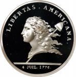 1781 (2004) Libertas Americana Medal. Modern Paris Mint Dies. Silver. Proof-68 Deep Cameo (PCGS).