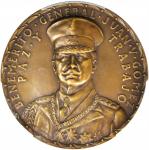 VENEZUELA. General Juan Vicente Gomez Bronze Medal, 1929. PCGS SP-64 Gold Shield.