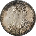 RUSSIA. Ruble, 1726. Moscow Mint. Catherine I. PCGS Genuine--Tooled, EF Details Gold Shield.
