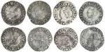 Elizabeth I (1558-1603), Groats (4), first issue (1), 1.69g, m.m. lis, elizabeth d g ang fra z hib r