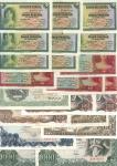 Banco de Espana, 5 Pesetas (8), 10P (4), 50P, 100P (5), 500P, 1000P (2), 1935-71, 5 Peseta notes inc