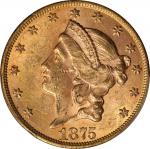 1875 Liberty Head Double Eagle. MS-61 (PCGS).