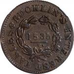 NEW YORK. Troy. 1835 Bucklins Interest Tables. HT-353, Low-92, W-NY-1660-35a. Rarity-1. Copper. Plai