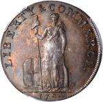 1794 Talbot, Allum & Lee Cent / Birmingham Halfpenny Mule. Fuld-Mule 1, W-8665. Copper. Lettered Edg
