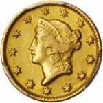 1849-D Gold Dollar. AU Details--Cleaned (PCGS).
