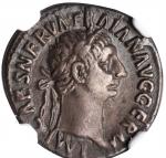 TRAJAN, A.D. 98-117. AR Denarius (2.87 gms), Rome Mint, A.D. 98-99. NGC EF, Strike: 4/5 Surface: 3/5