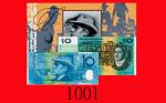 澳洲塑钞 10元一套两枚(1966、1993)，原封套。未使用Australia, $10 paper & polymer notes, ND (1966 & 93), s/ns MRE995714 