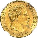 FRANCESecond Empire / Napoléon III (1852-1870). 5 francs tête laurée 1868, A, Paris.
