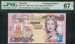 Government of Gibraltar, commemorative £20, 2004, serial number CCC 487142, (Pick 31a), in PMG holde