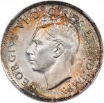 CANADA. 25 Cents, 1938. Ottawa Mint. George VI. NGC MS-63.