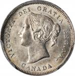 CANADA. 5 Cents, 1900. PCGS MS-63 Secure Holder.