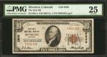 Silverton, Colorado. $10 1929 Ty. 1. Fr. 1801-1. The First NB. Charter #2930. PMG Very Fine 25.