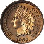 1864 Indian Cent. Copper-Nickel. MS-66 (NGC).