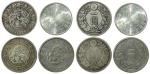 Japan, lot of 4 coins consisting of, Silver 1 yen, Meiji Year 24 (1891), Meiji Year 45 (1912), Taish