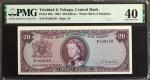 TRINIDAD & TOBAGO. Central Bank of Trinidad and Tobago. 20 Dollars, 1964. P-29b. PMG Extremely Fine 