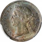 1898年香港伍仙。伦敦造币厂。(t) HONG KONG. 5 Cents, 1898. London Mint. Victoria. PCGS MS-65.