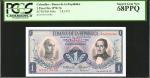 COLOMBIA. Banco de la Republica. 1 to 50 Pesos Oro, Mixed Dates. P-Various. Mixed PCGS Graded Notes.