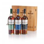Macallan Fine Oak-Triple cask-30, 25 and 21 year old (3) Bottled 2011. Distilled and Bottled by The 