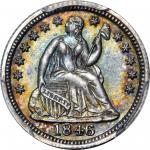1846 Liberty Seated Half Dime. Proof-64 (PCGS). CAC.