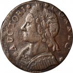 1788 Connecticut Copper. Miller 13-A.1, W-4535. Rarity-5. Mailed Bust Left, CONNLC. EF-40 (PCGS).